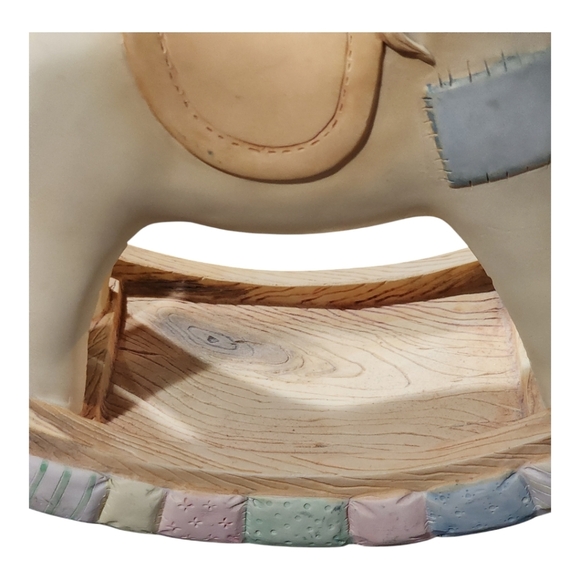 Cherished Teddies Rocking Horse  Figurine 628565 Missing Bear - Picture 10 of 16